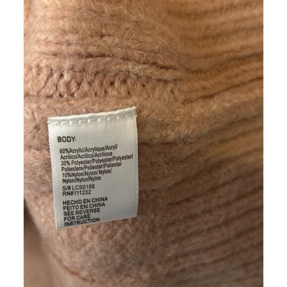 Lucca Women’s Button Up Sweater Peach/pink Size L - New With Tags. NWT - Picture 10 of 11